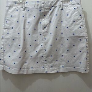 Tommy Hilfiger White Mini Skirt for Casual Resort Wear